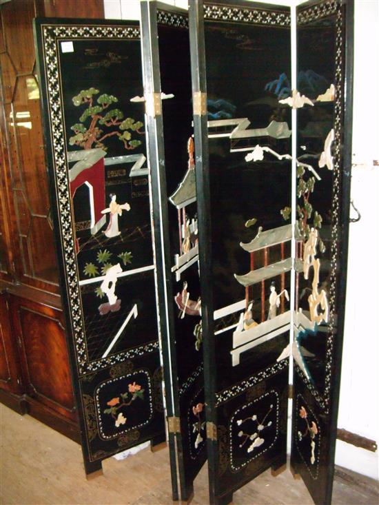 Chinese 6 fold screen